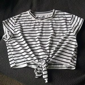 Striped Crop Top